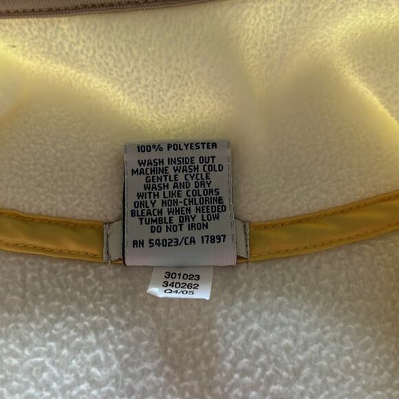 Old Navy Perfect Fit Size M Winter White 1/4 Zip Fleece Pullover - Picture 6 of 9